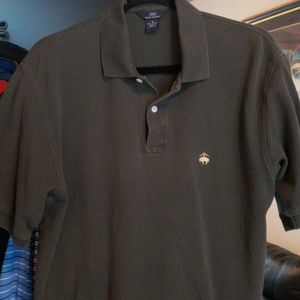 Olive green. Medium. Brooks brothers polo